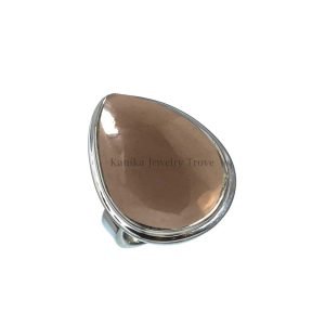 Kanika Jewelry Trove 925 Sterling Silver Smoky Quartz Handmade Statement Ring for Women & Girl Kanika Jewelry Trove 925 Sterling Silver Smoky Quartz Handmade Statement Ring for Women & Girl