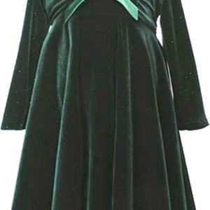Rare Editions Little Girl 2T-6X Green Bow Front Faux Jacket Glitter Velvet Dress – Buy Now Rare Editions Little Girl 2T-6X Green Bow Front Faux Jacket Glitter Velvet Dress – Buy Now