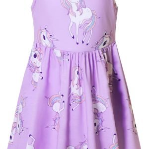 Jxstar Sleeveless Dresses for Girls Summer Swing Casual Clothes for Little Kids Jxstar Sleeveless Dresses for Girls Summer Swing Casual Clothes for Little Kids