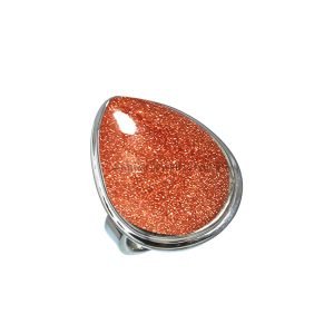 Kanika Jewelry Trove 925 Sterling Silver Sunstone Handmade Statement Ring for Women & Girl Kanika Jewelry Trove 925 Sterling Silver Sunstone Handmade Statement Ring for Women & Girl