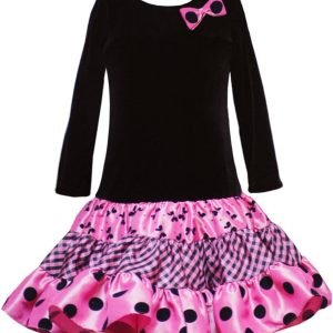 Rare Editions Little-Girls 2T-6X Fuchsia Black Velvet Flock Print Tiered Dress – Buy Now Rare Editions Little-Girls 2T-6X Fuchsia Black Velvet Flock Print Tiered Dress – Buy Now