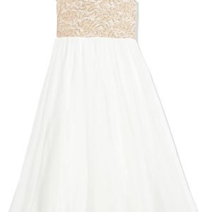 Speechless Girls’ High Neck Full Length Party Dress