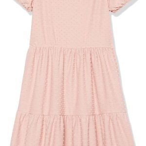 Speechless Girls’ Balloon Sleeve Tiered Dress