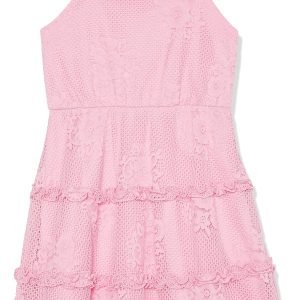 Speechless Girls’ Sleeveless Ruffled Fit and Flare Lace Dress