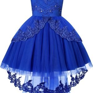 Girls Dress with Bow Design Girl Party Dress Birthday Dress Girl Suitable for Children 2-14 Years Old Girls Dress with Bow Design Girl Party Dress Birthday Dress Girl Suitable for Children 2-14 Years Old