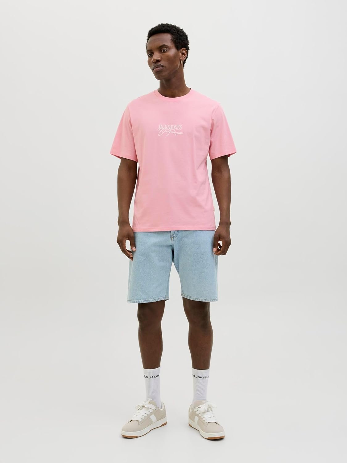 Buy Now : JACK & JONES Men's Joralmeria Branding Tee SS Crew Neck - Image 4