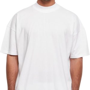 Buy Now : Build Your Brand Men’s Oversized Mock Neck Tee T-Shirt