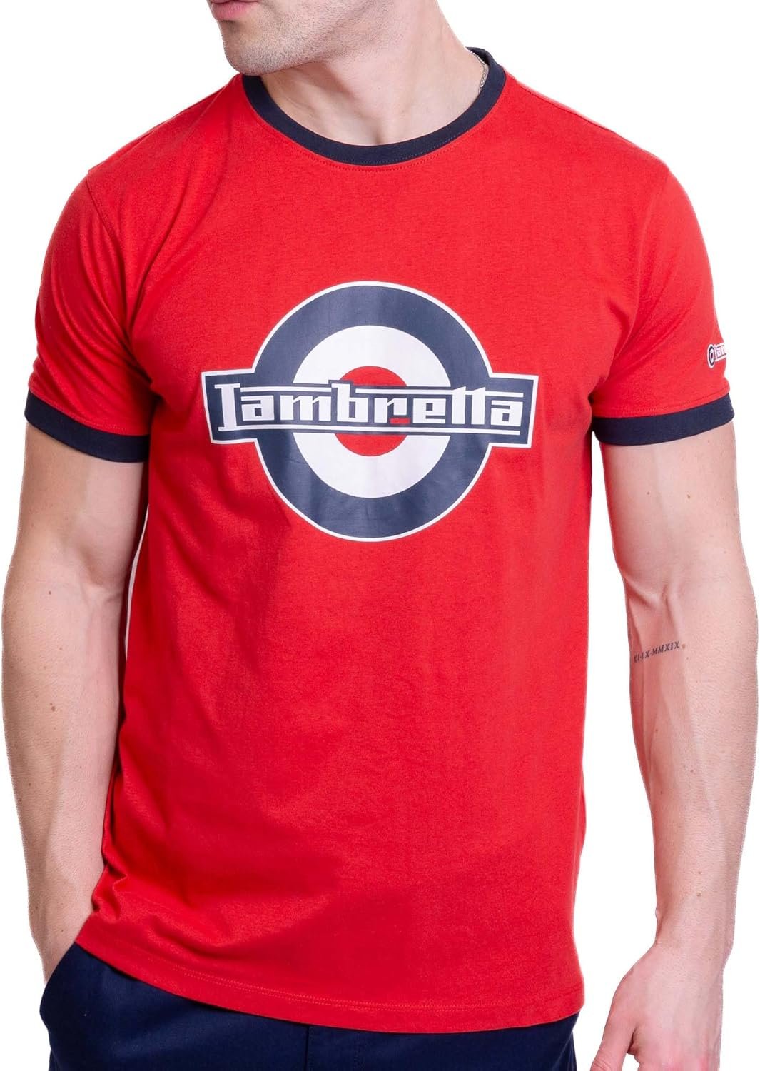 Buy Now : Lambretta Mens Ringer T-Shirt - Image 2