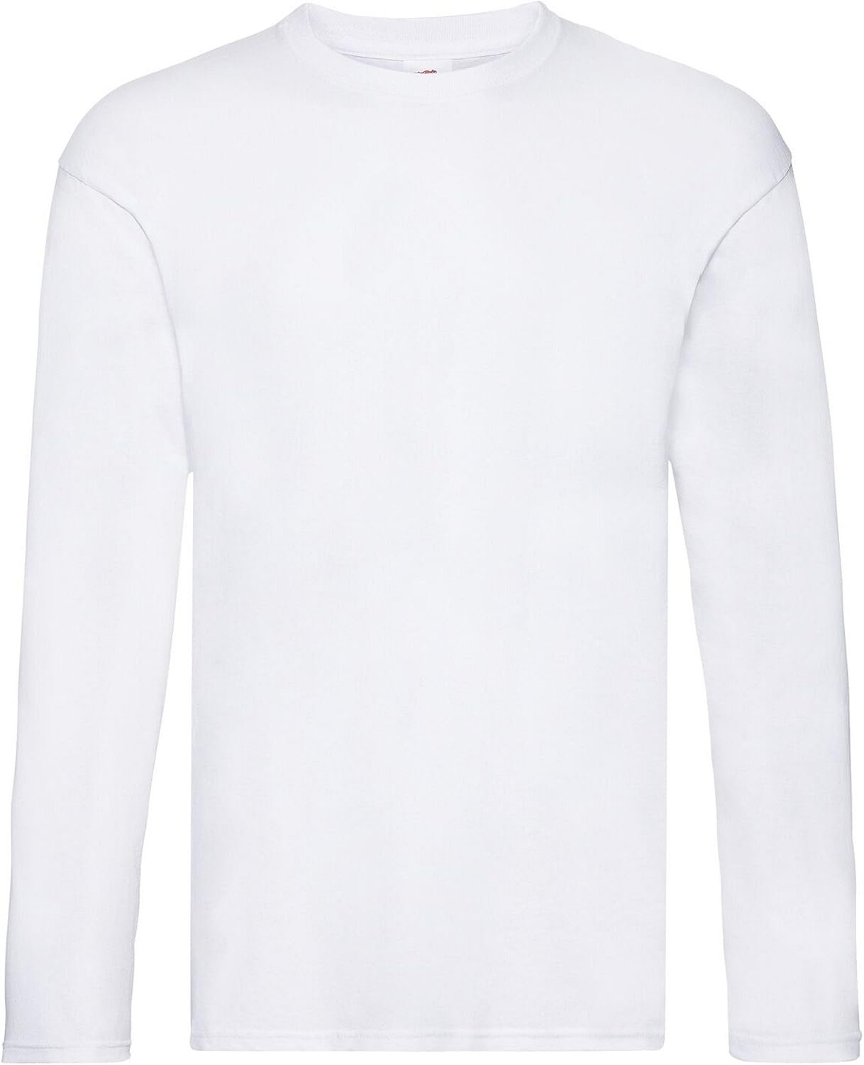 Buy Now : Fruit of the Loom Mens Original Long Sleeve T-Shirt (S) (White)