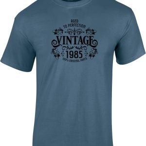 Buy Now : 40th Birthday Gift for Men – Vintage Mens T Shirt Born 1985 Aged to Perfection – 1985 Birthday Gifts for Men Buy Now : 40th Birthday Gift for Men – Vintage Mens T Shirt Born 1985 Aged to Perfection – 1985 Birthday Gifts for Men