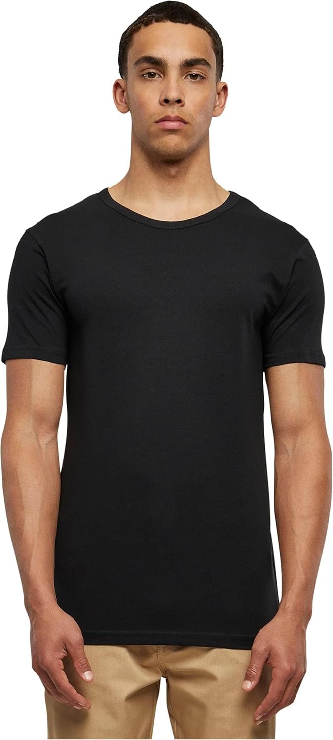 Buy Now : Urban Classics Men's Fitted Stretch Tee T-Shirt
