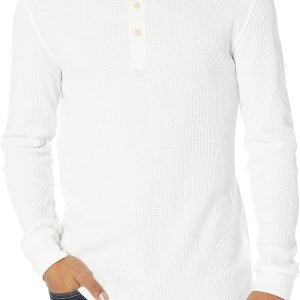 Buy Now : Amazon Essentials Men’s Slim-Fit Long-Sleeve Waffle Henley Shirt Buy Now : Amazon Essentials Men’s Slim-Fit Long-Sleeve Waffle Henley Shirt