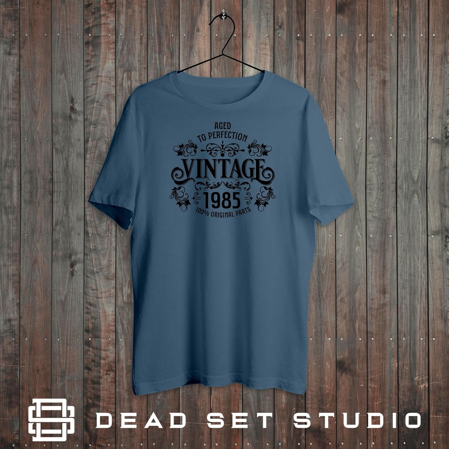 Buy Now : 40th Birthday Gift for Men - Vintage Mens T Shirt Born 1985 Aged to Perfection - 1985 Birthday Gifts for Men - Image 4