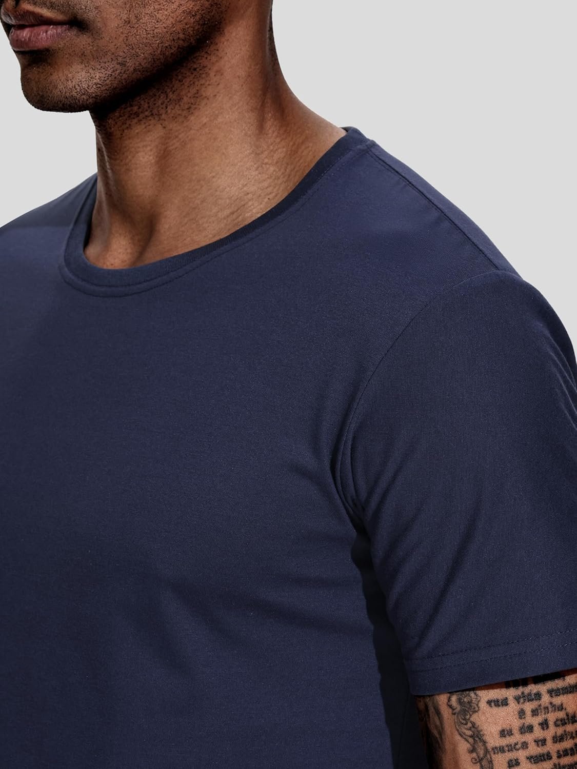 Buy Now : Men's T-Shirts 5 Pack Short Sleeve Crew Neck UK Plain Cotton - Image 4