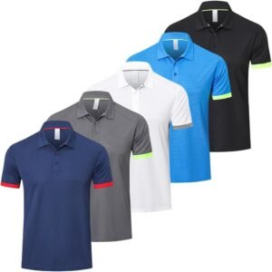 Buy Now : 1or 5 Pack Mens Polo Shirts Multipack Short Sleeve Breathable Golf Polo Collar Buttoned Mens Tops Gym Sport T Shirts Buy Now : 1or 5 Pack Mens Polo Shirts Multipack Short Sleeve Breathable Golf Polo Collar Buttoned Mens Tops Gym Sport T Shirts