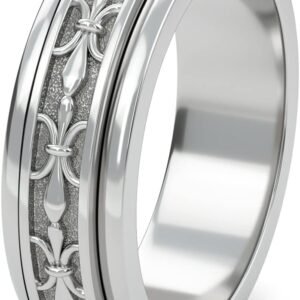 Buy Now : Fidget Ring – 925 Sterling Silver Anxiety Rings – Spinner Rings for Women & Men – 360° Spinning Rotatable Ring to Relieve Stress & Worry in Platinum, 18K Yellow Gold Vermeil & Rose Gold Plating Buy Now : Fidget Ring – 925 Sterling Silver Anxiety Rings – Spinner Rings for Women & Men – 360° Spinning Rotatable Ring to Relieve Stress & Worry in Platinum, 18K Yellow Gold Vermeil & Rose Gold Plating