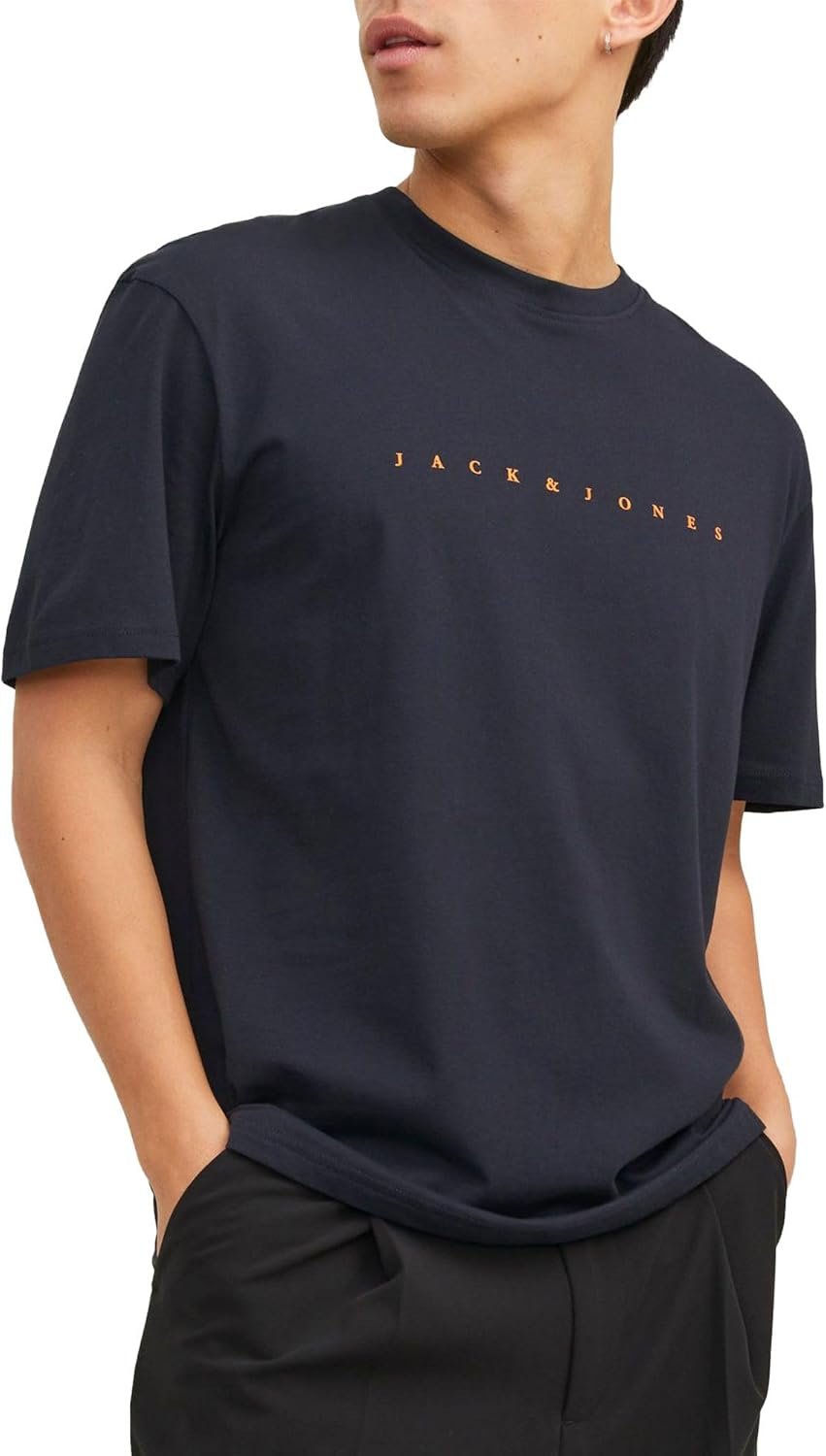 Buy Now : JACK & JONES Men's Jjestar Jj Tee Ss Noos T-Shirt (Pack of 1)