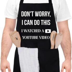 Buy Now : Funny Aprons for Men-DON’T WORRY, I CAN DO THIS,BBQ Apron with Large Pockets, Men’s Cooking Apron, Funny Gift for Men, Husband, Dad, Grandad Buy Now : Funny Aprons for Men-DON’T WORRY, I CAN DO THIS,BBQ Apron with Large Pockets, Men’s Cooking Apron, Funny Gift for Men, Husband, Dad, Grandad