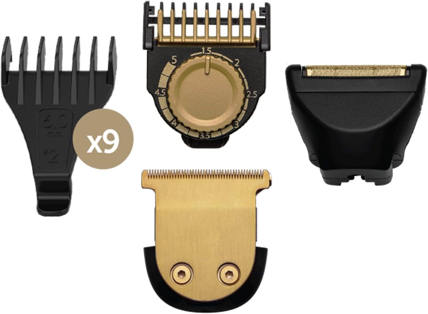 Buy Now : Remington T-Series Beard Trimmer and Hair Clipper Kit for Men (38mm T-Blade for Professional Cutting, Foil Shaver, Adjustable Comb, 9 Comb Attachments, Waterproof, Cordless, 5-Hour Runtime) MB7050 - Image 5