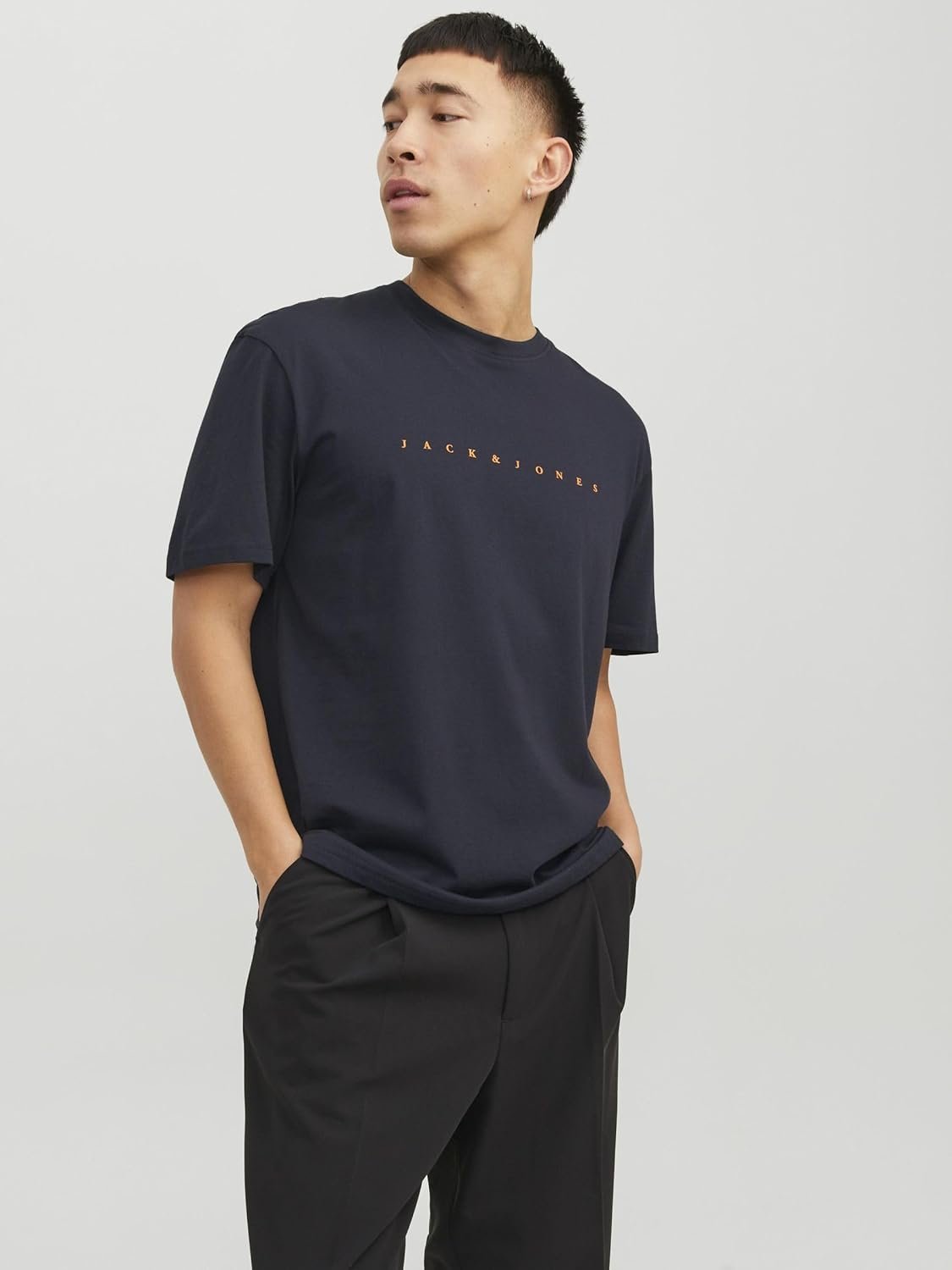 Buy Now : JACK & JONES Men's Jjestar Jj Tee Ss Noos T-Shirt (Pack of 1) - Image 3