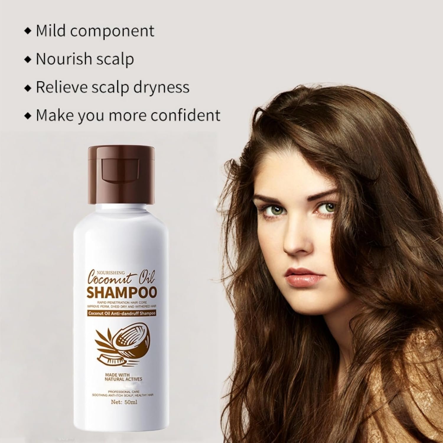 Buy Now : Coconut Oil Travel Size Toiletries,Coconut Bath & Hair Care Set,Travel Shampoo and Conditioner,Min/i Shampoo and Conditioner Se/t,Moisturising Shampo/o and Conditione/r Se/t for Women & Men - Image 3