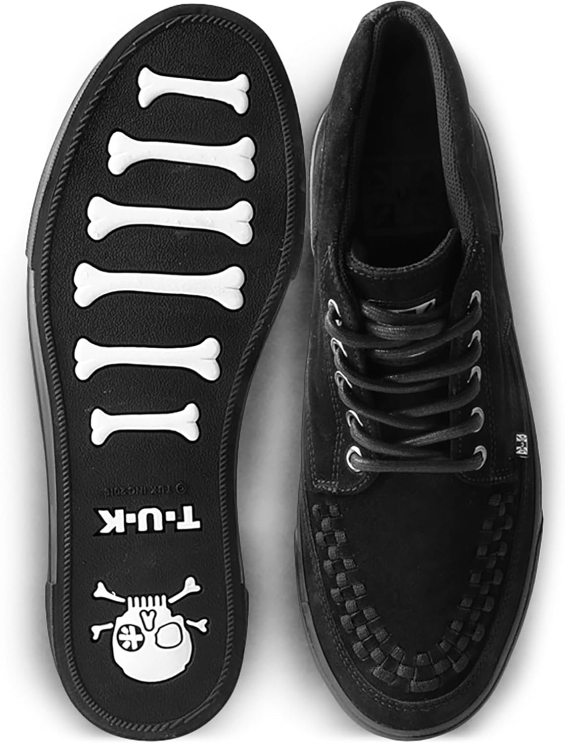 Buy Now : T.U.K. Mid Top Creeper Sneaker - Mens & Womens Shoes - Punk, Goth and Rocker Style Leather and Lace Up Shoes - Image 5