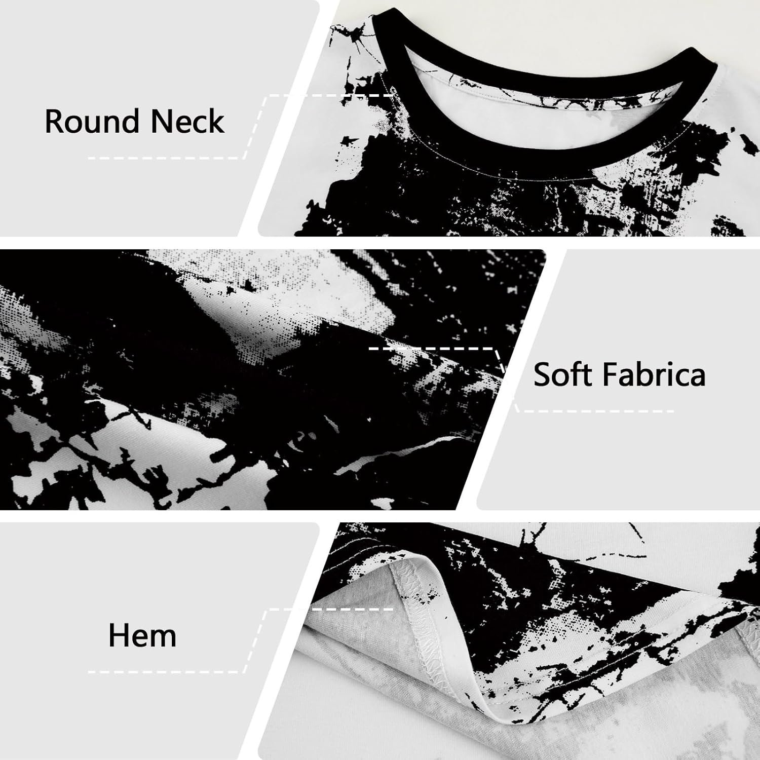 Buy Now : Mens T Shirt UK Fashion Print Graphic Tshirt Hip Hop Casual T-Shirts Short Sleeve Tee Tops Shirts - Image 4