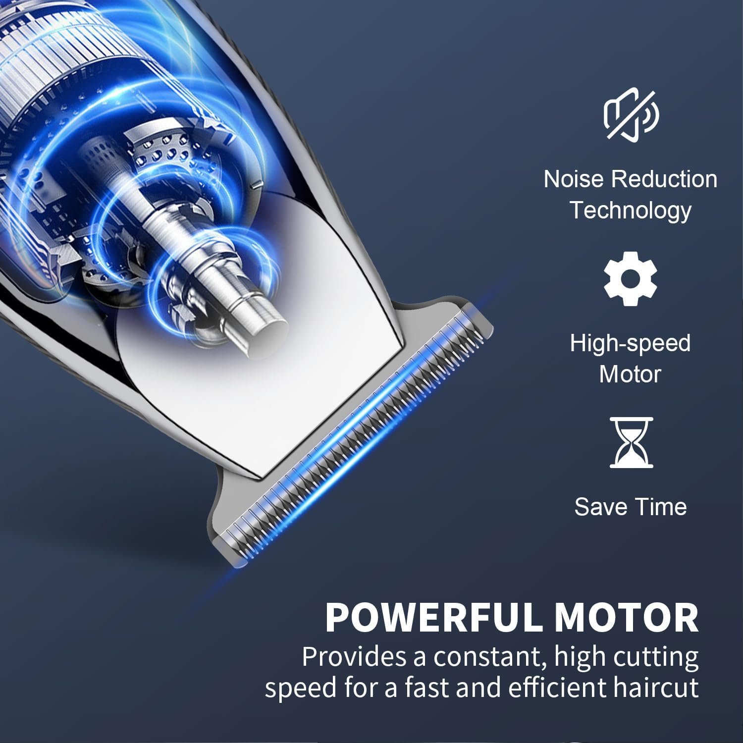 Buy Now : HIENA PRO Professional Hair Clippers for Men, Cordless Zero Gapped Beard Trimmer, Electric T-Blade Hair Precision Trimmer, USB Rechargeable - Image 5