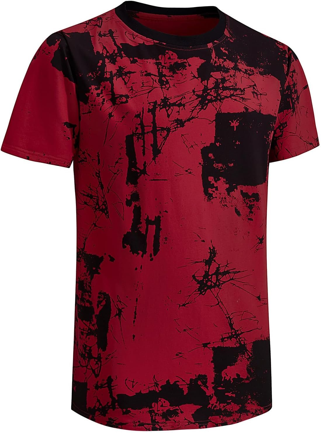 Buy Now : Mens T Shirt UK Fashion Print Graphic Tshirt Hip Hop Casual T-Shirts Short Sleeve Tee Tops Shirts - Image 5