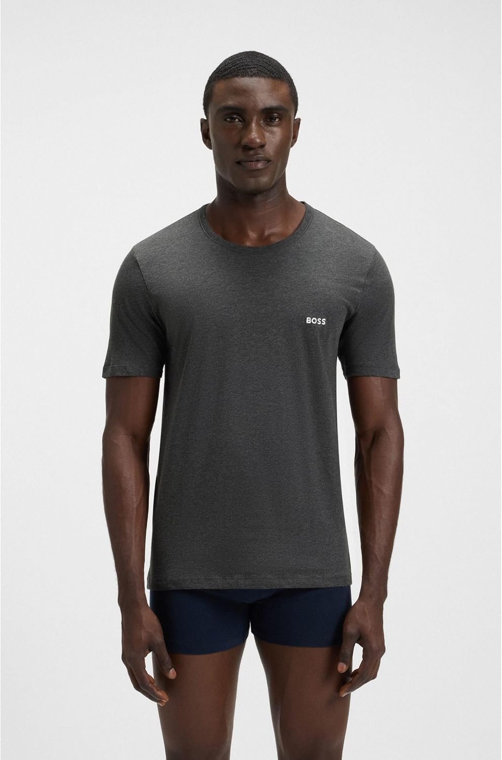 Buy Now : HUGO BOSS Men's Tshirt Rn 3p Classic 10243514 T-Shirt (Pack of 3) - Image 4