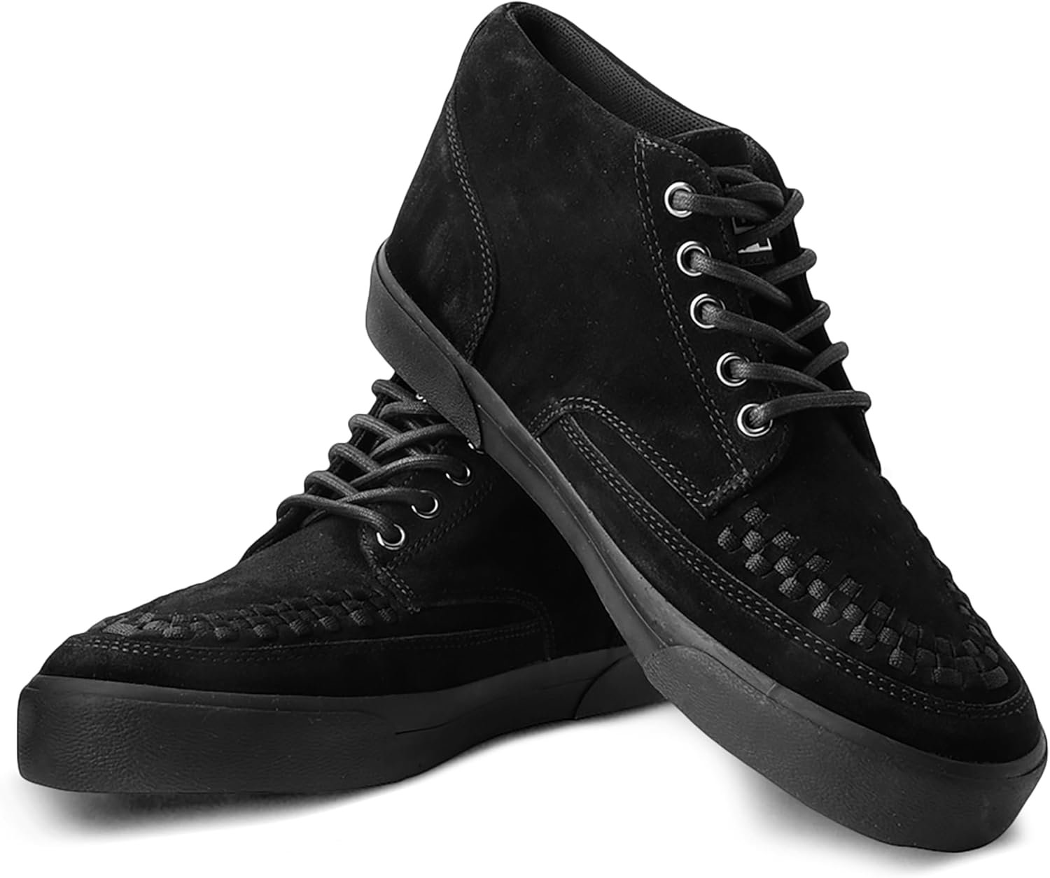 Buy Now : T.U.K. Mid Top Creeper Sneaker - Mens & Womens Shoes - Punk, Goth and Rocker Style Leather and Lace Up Shoes - Image 4