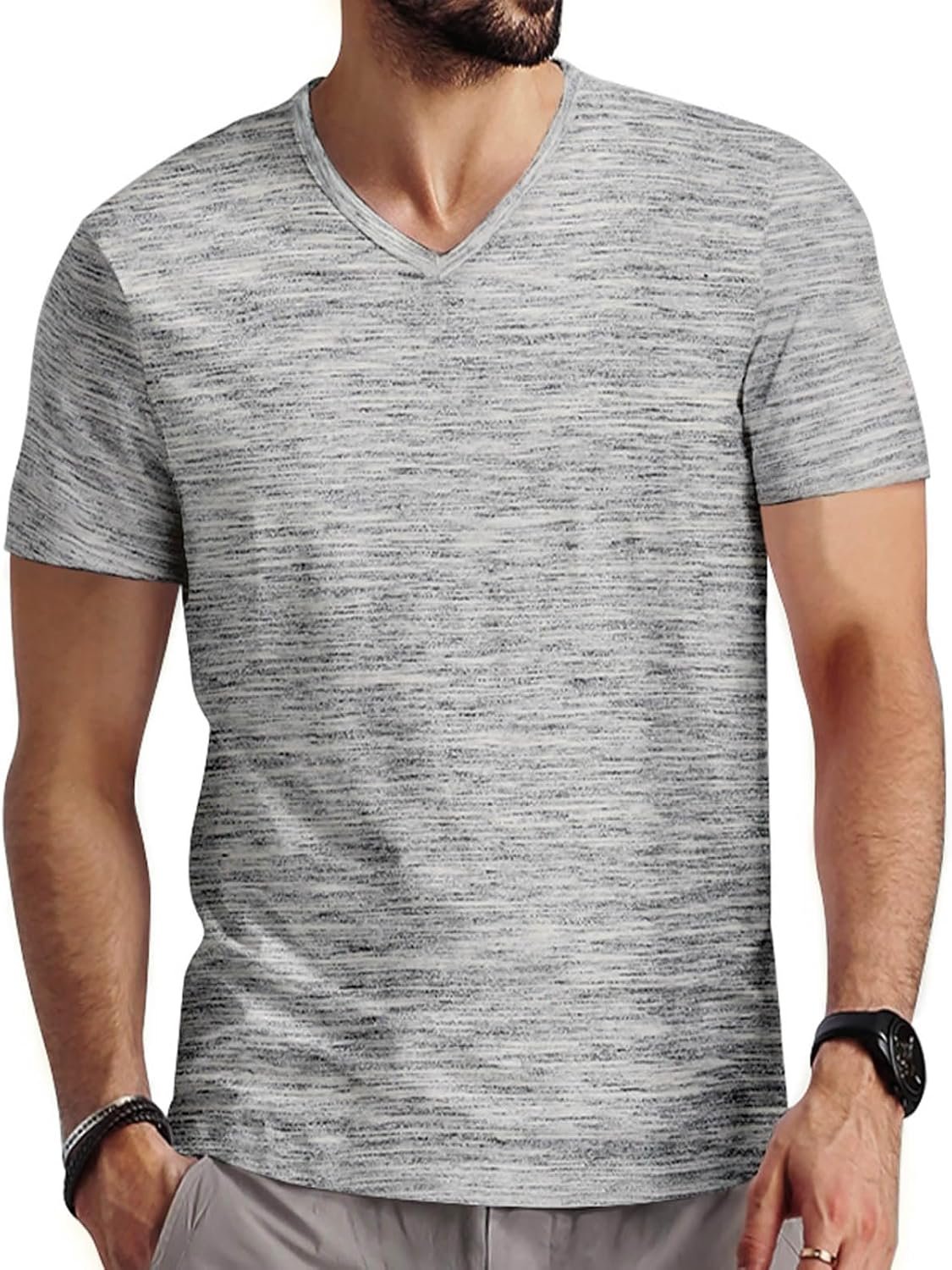 Buy Now : Mens V Neck T-Shirts UK Graphic Tshirt Casual Short Sleeve Tops Fashion T Shirts Cool Tee Shirt - Image 6