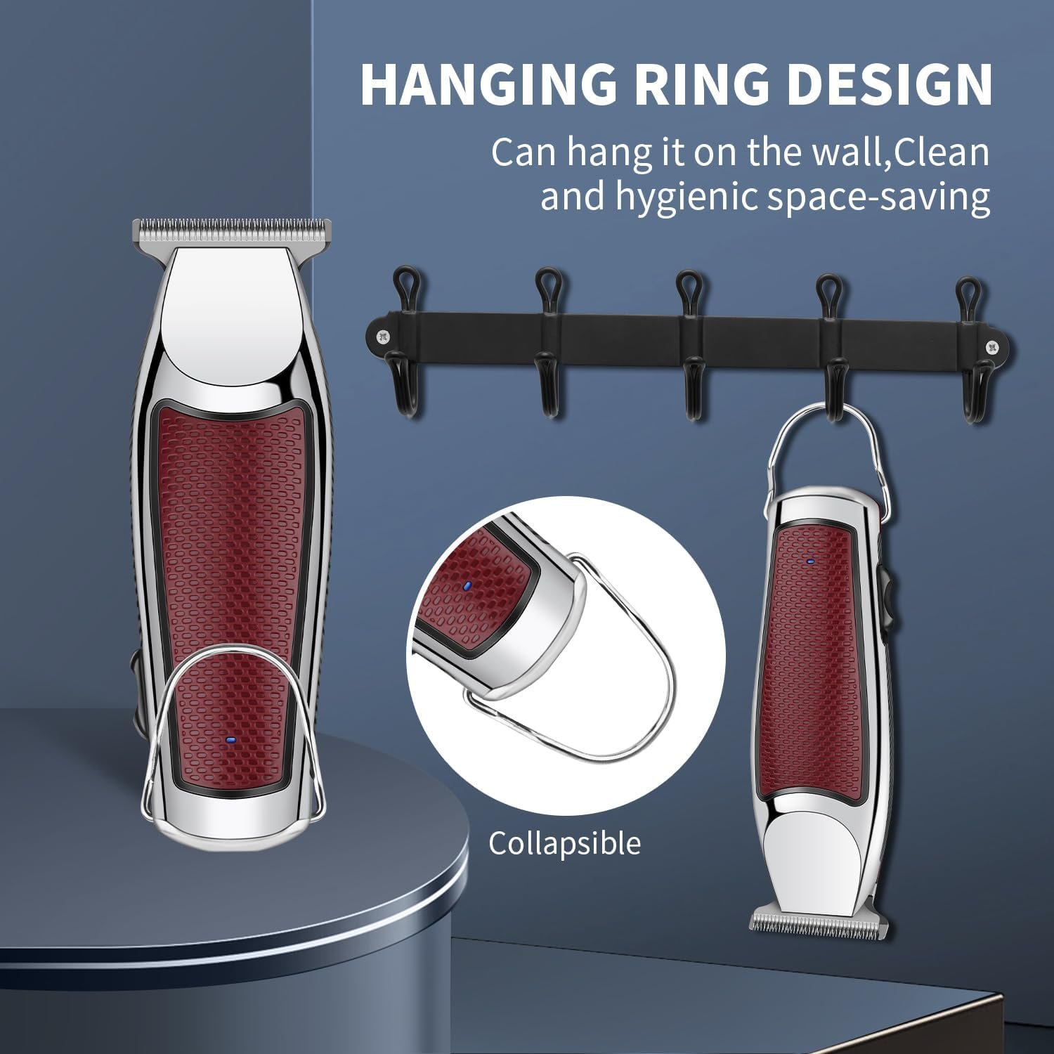 Buy Now : HIENA PRO Professional Hair Clippers for Men, Cordless Zero Gapped Beard Trimmer, Electric T-Blade Hair Precision Trimmer, USB Rechargeable - Image 8