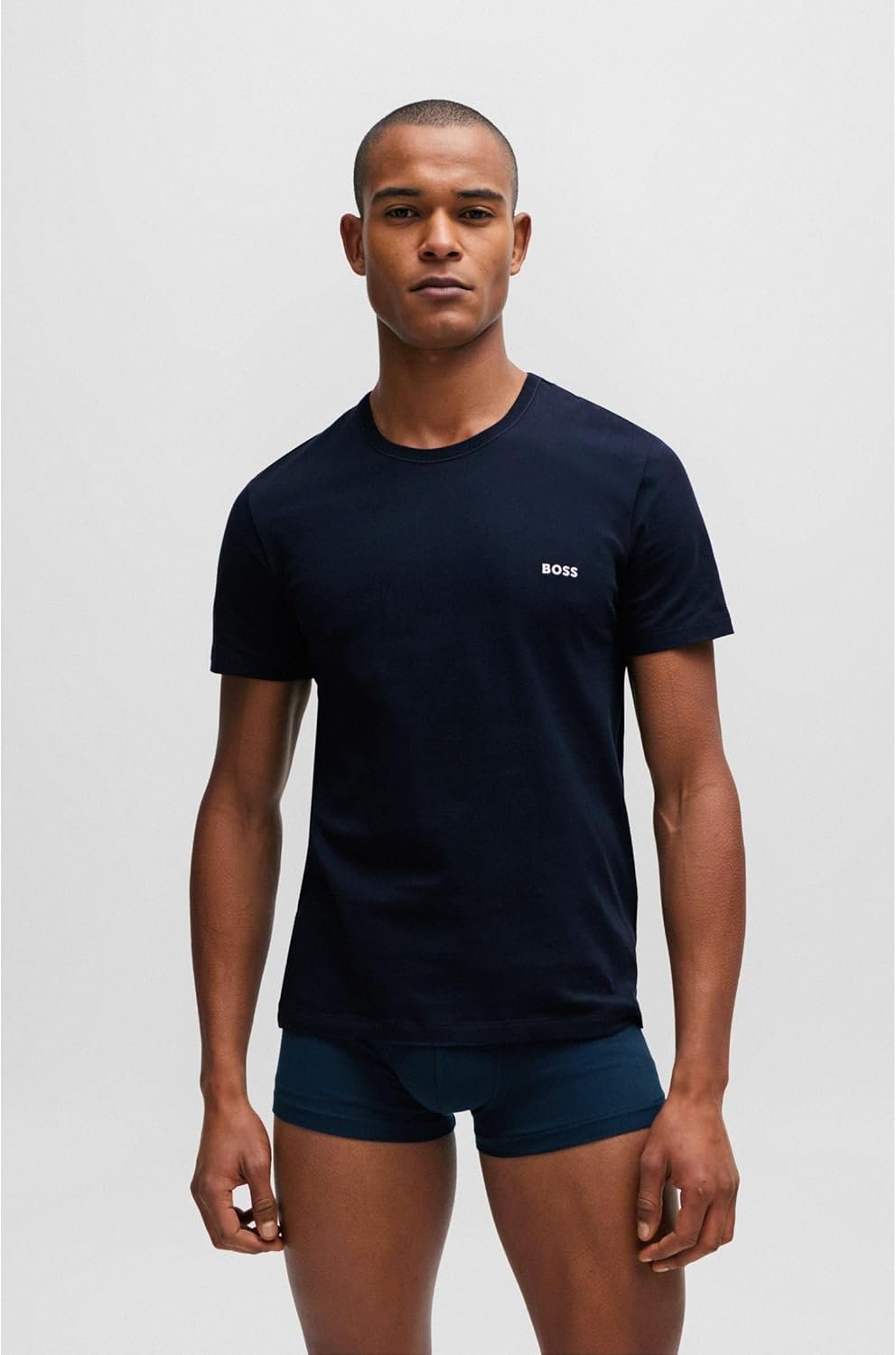 Buy Now : HUGO BOSS Men's Tshirt Rn 3p Classic 10243514 T-Shirt (Pack of 3) - Image 7