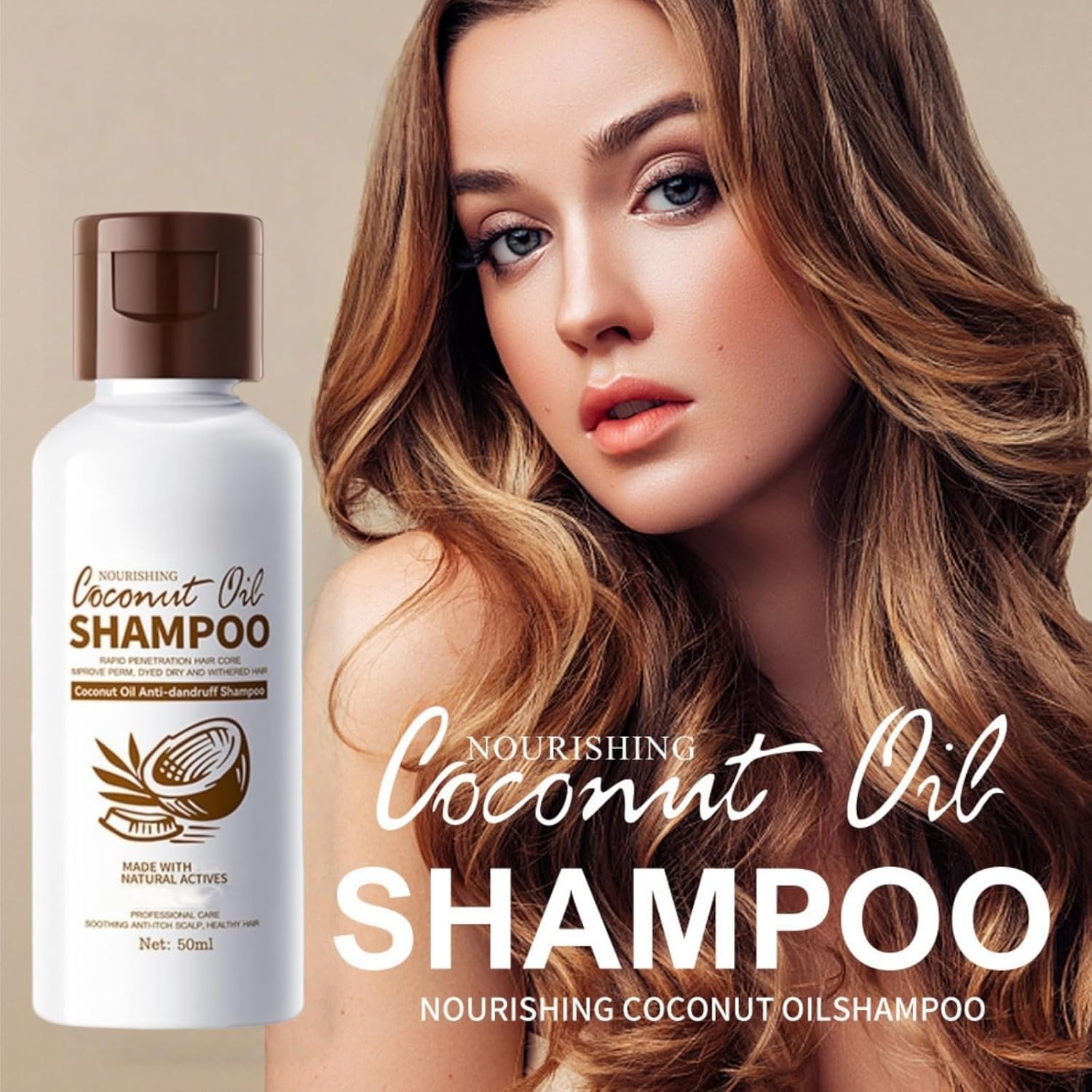 Buy Now : Coconut Oil Travel Size Toiletries,Coconut Bath & Hair Care Set,Travel Shampoo and Conditioner,Min/i Shampoo and Conditioner Se/t,Moisturising Shampo/o and Conditione/r Se/t for Women & Men - Image 9