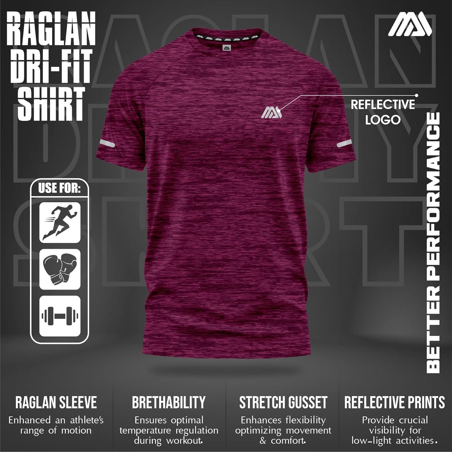 Buy Now : Pack of 3 Mens Active Short Sleeves T Shirt Olympic Casual Uniform Work Wear Regular Fit Round Neck Multi-Colours Gift T Shirt Top - Image 5