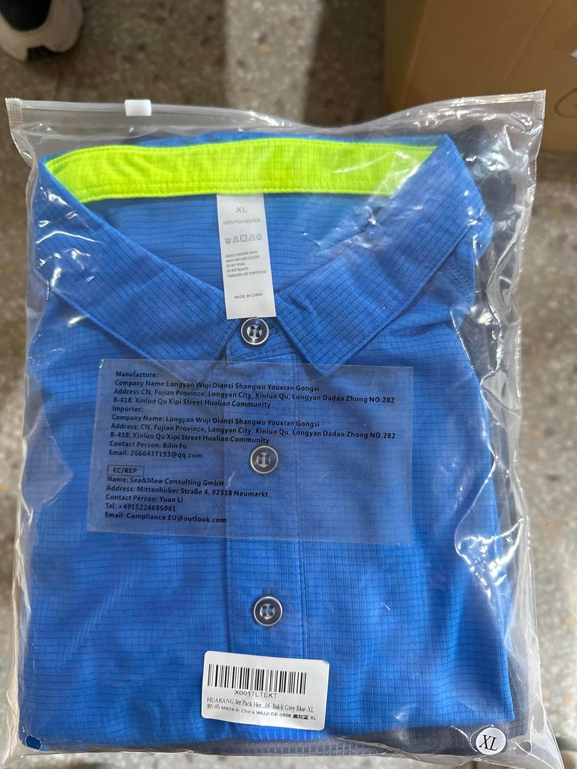 Buy Now : 3 Pack Mens Polo Shirts Short Sleeve Breathable Quick Dry Golf Top Running Sports Tee Top Gym Workout Polo T Shirts - Image 7