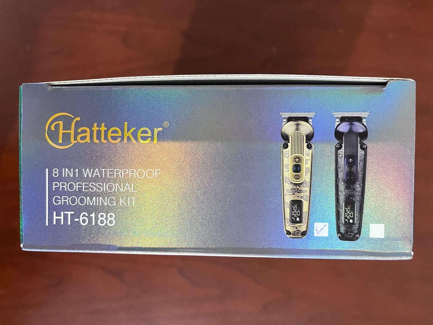 Buy Now : Hatteker Beard Trimmer for Men Beard Grooming Kit T-Blade Mustache Trimmer Hair Clipper Electic Razor Shavers Cordless Waterproof Nose Body Trimmer 8 in 1 Adjustable Speed - Image 12