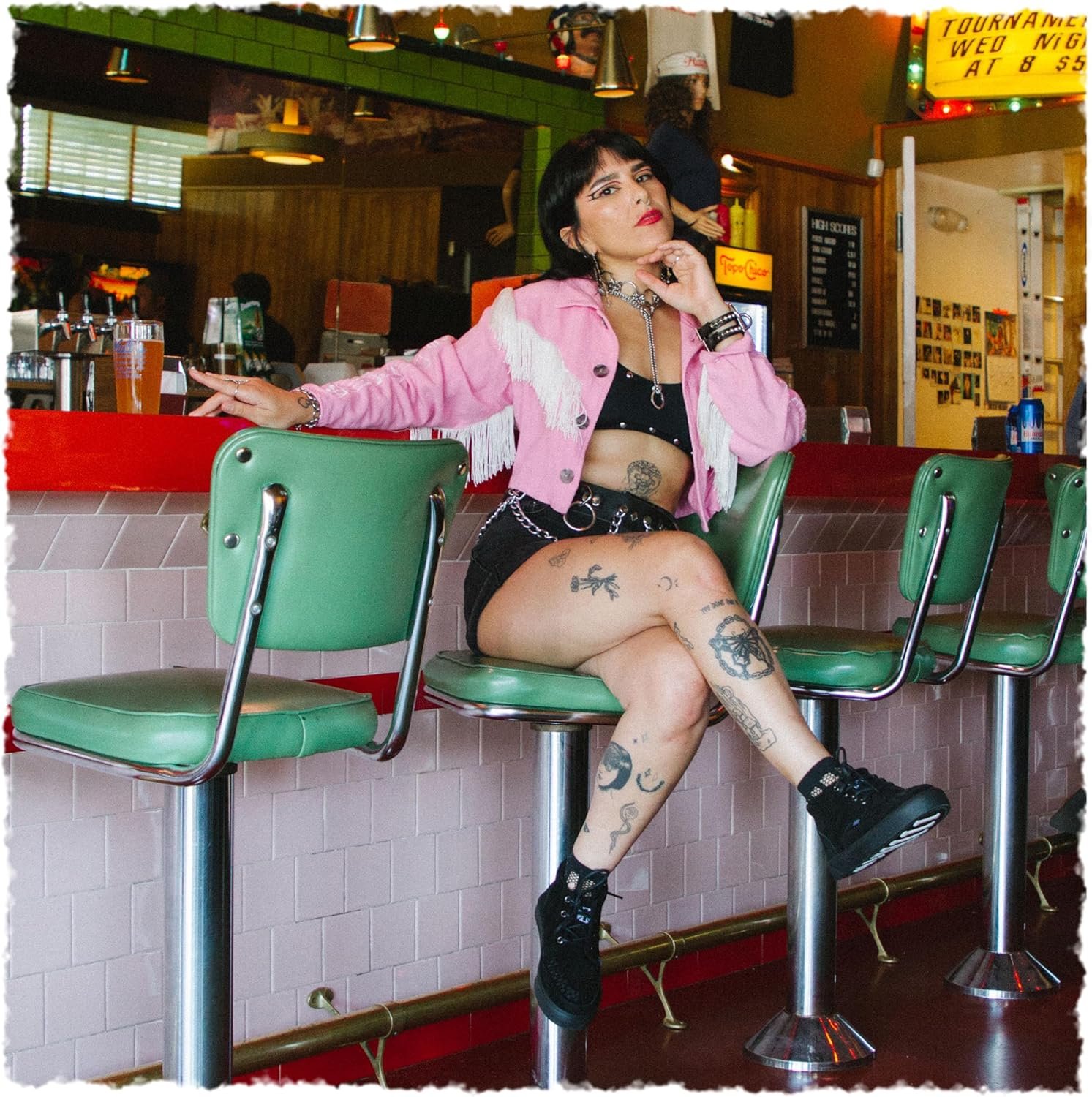 Buy Now : T.U.K. Mid Top Creeper Sneaker - Mens & Womens Shoes - Punk, Goth and Rocker Style Leather and Lace Up Shoes - Image 2